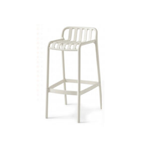 Tabouret de bar haut avec dossier